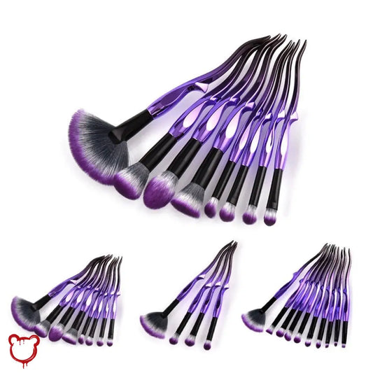 Gothic Purple Makeup Brush Set Accessories