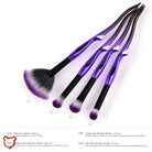 Gothic Purple Makeup Brush Set Accessories