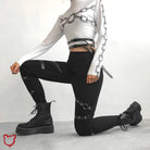 Gothic Rivet Pants - Flash Clothing