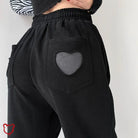 Gray/Black Jogger Pants Clothing