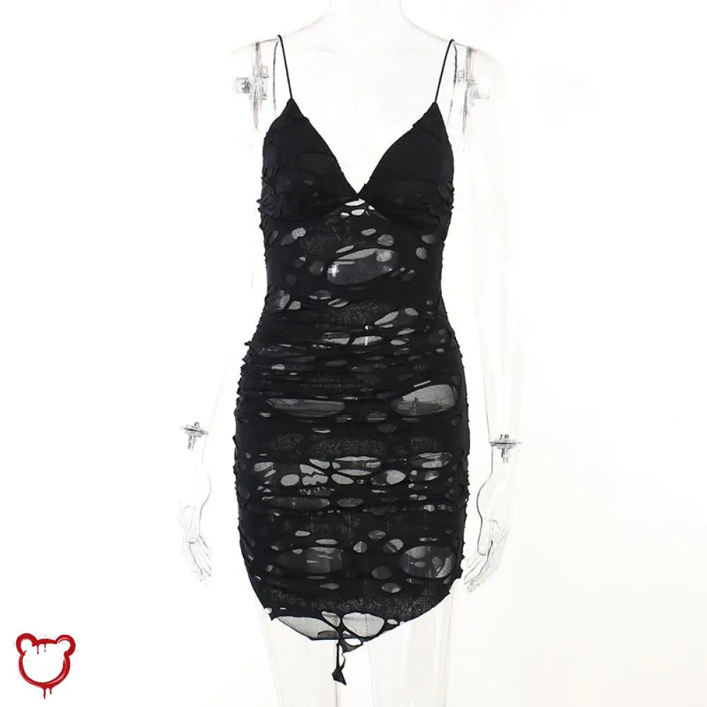 Grunge Bodycon Mini Dress' - The Cursed Closet