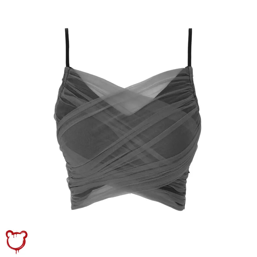 "Grunge Mesh Cami Top" - The Cursed Closet