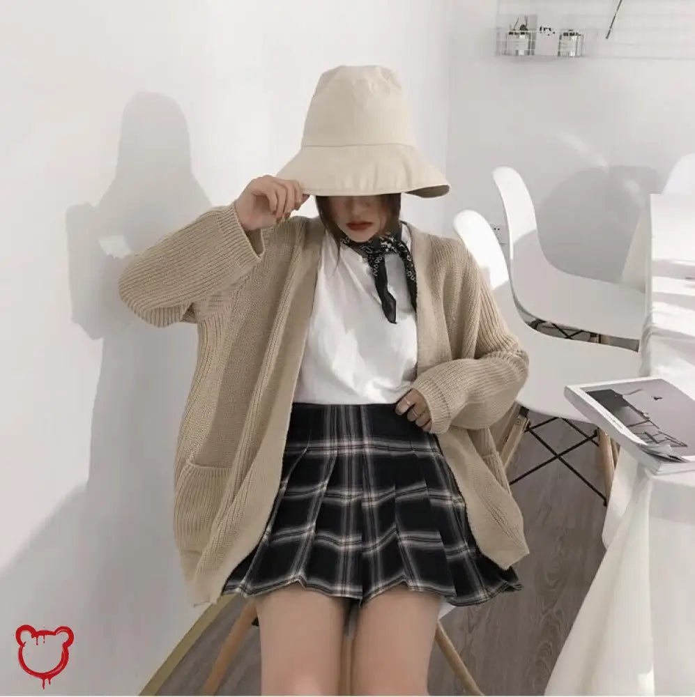 Grunge Plaid Mini Skirt - The Cursed Closet