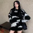 Grunge Stripe Sweater Clothing