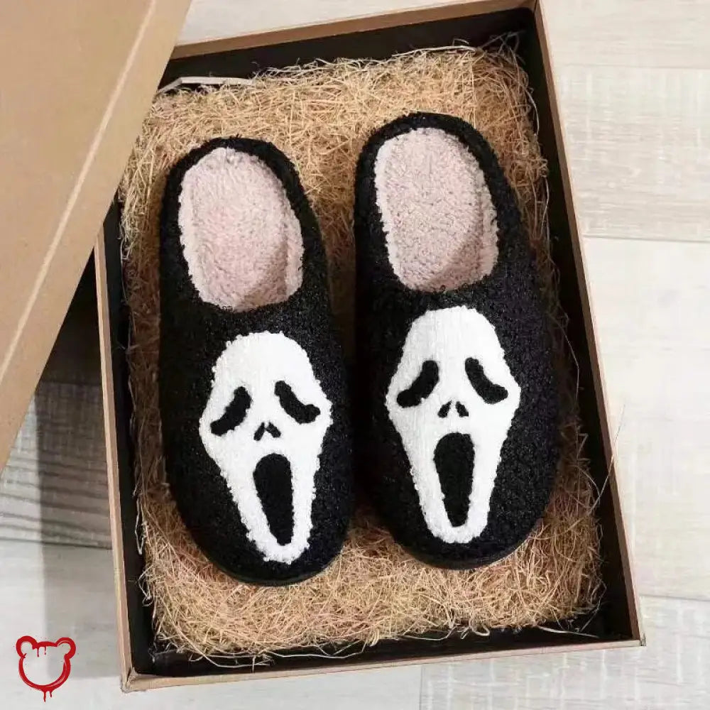 Halloween Winter Plush Slippers Footwear