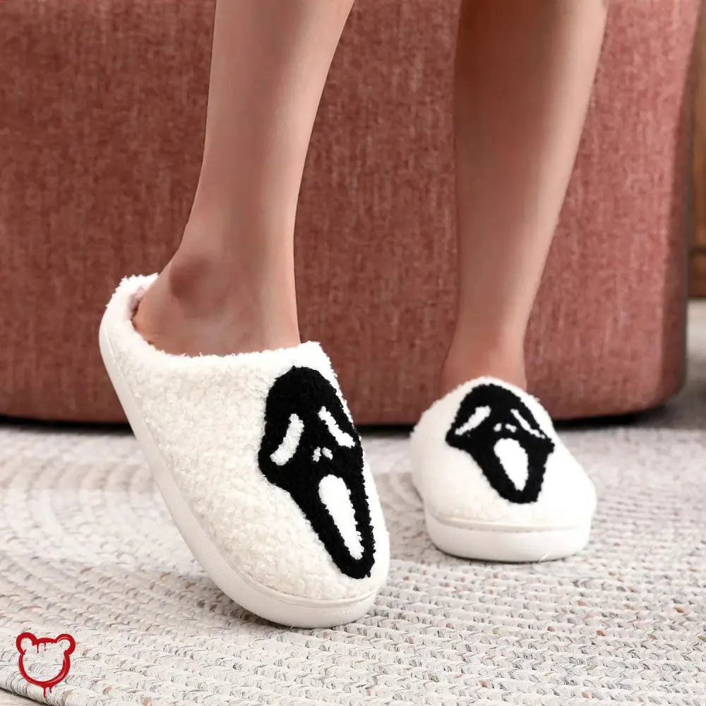 Halloween Winter Plush Slippers Footwear