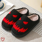 Halloween Winter Plush Slippers Footwear