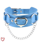 The Cursed Closet Heart chain buckle choker at $14.99 USD