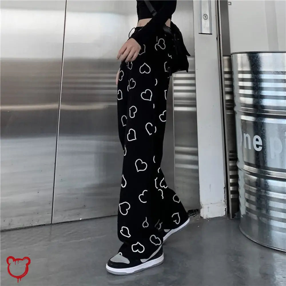 Heart Pants Black / Xxl Clothing