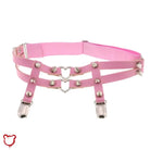 The Cursed Closet Double heart spike garter at $17.99 USD