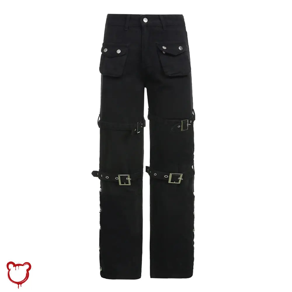 Hellbound Loose Strap Pants Black / M Clothing