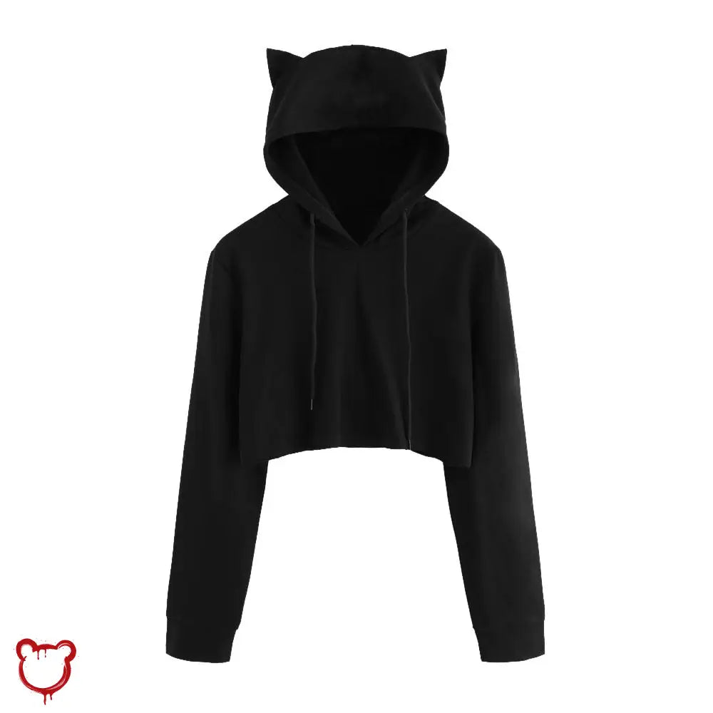 Jaguar Distressed Feline Hoodie S / Black Clothing