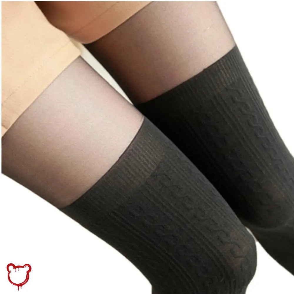 Knit Sheer Stocking Tights Accessories