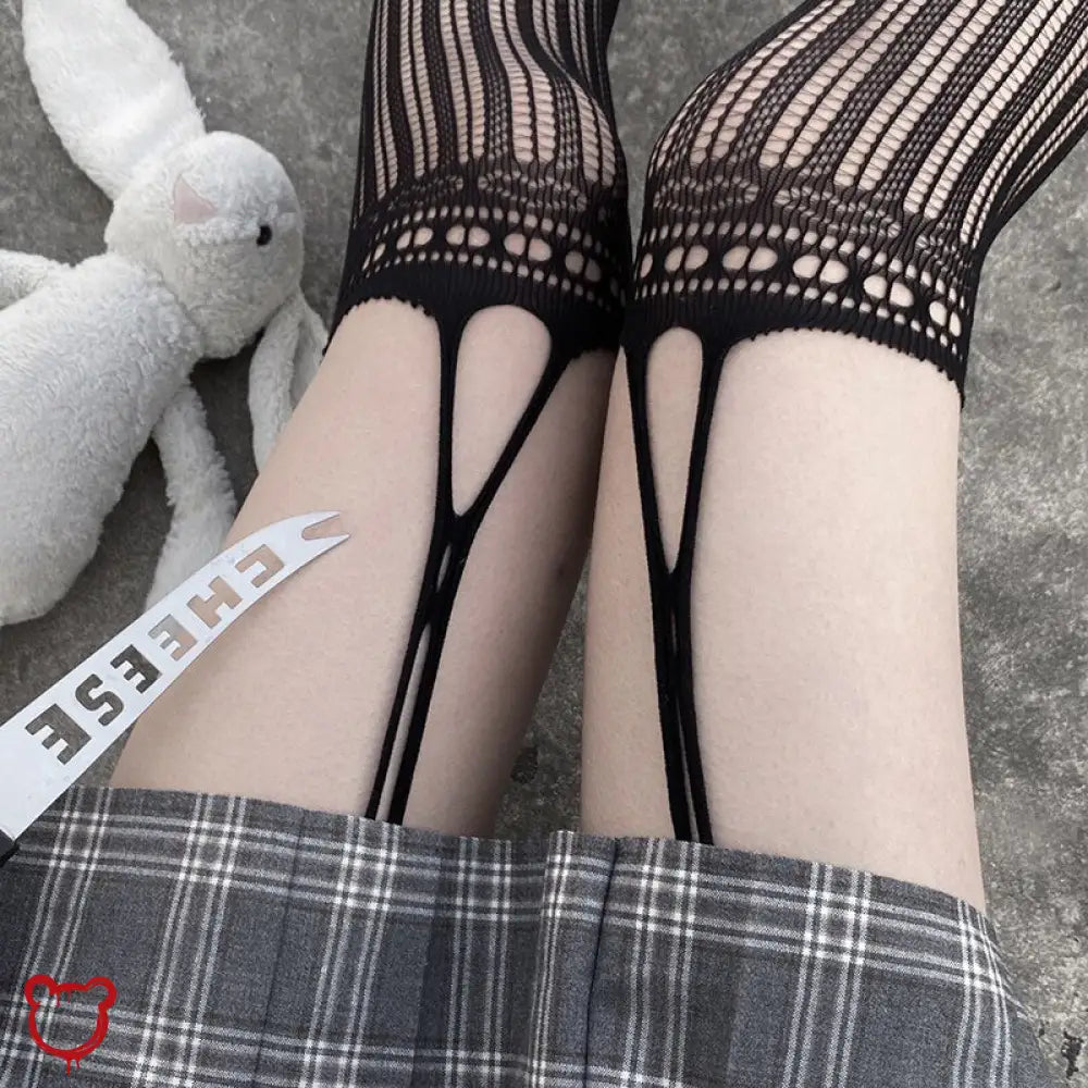 Lace Up Lolita Socks Clothing
