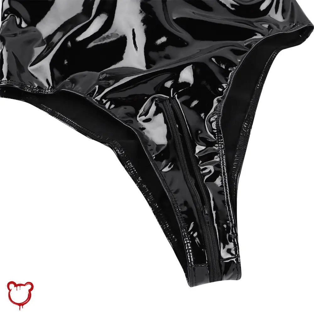 "Leather Exec Bodysuit" - The Cursed Closet