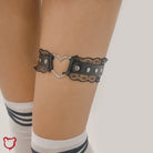 Leather Heart Leg Laces Accessories