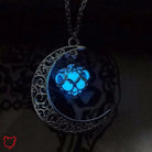 Lunas Glow Necklace Light Blue Jewellery
