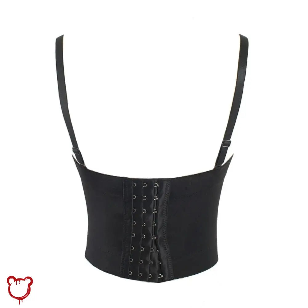 Matrix Faux Leather Bustier Top L Clothing