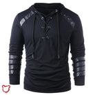 Medieval Lace-Up Top Black / S Medieval Shirt Clothing