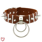 The Cursed Closet 'Melancholy' Punk metal ring choker (13 colours) at $15.99 USD