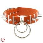 The Cursed Closet 'Melancholy' Punk metal ring choker (13 colours) at $15.99 USD
