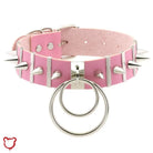 The Cursed Closet 'Melancholy' Punk metal ring choker (13 colours) at $15.99 USD