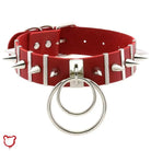 The Cursed Closet 'Melancholy' Punk metal ring choker (13 colours) at $15.99 USD
