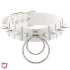 The Cursed Closet 'Melancholy' Punk metal ring choker (13 colours) at $15.99 USD