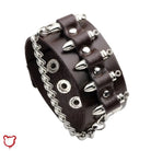 The Cursed Closet Heavy Metal PU Leather Bracelets at $15.99 USD