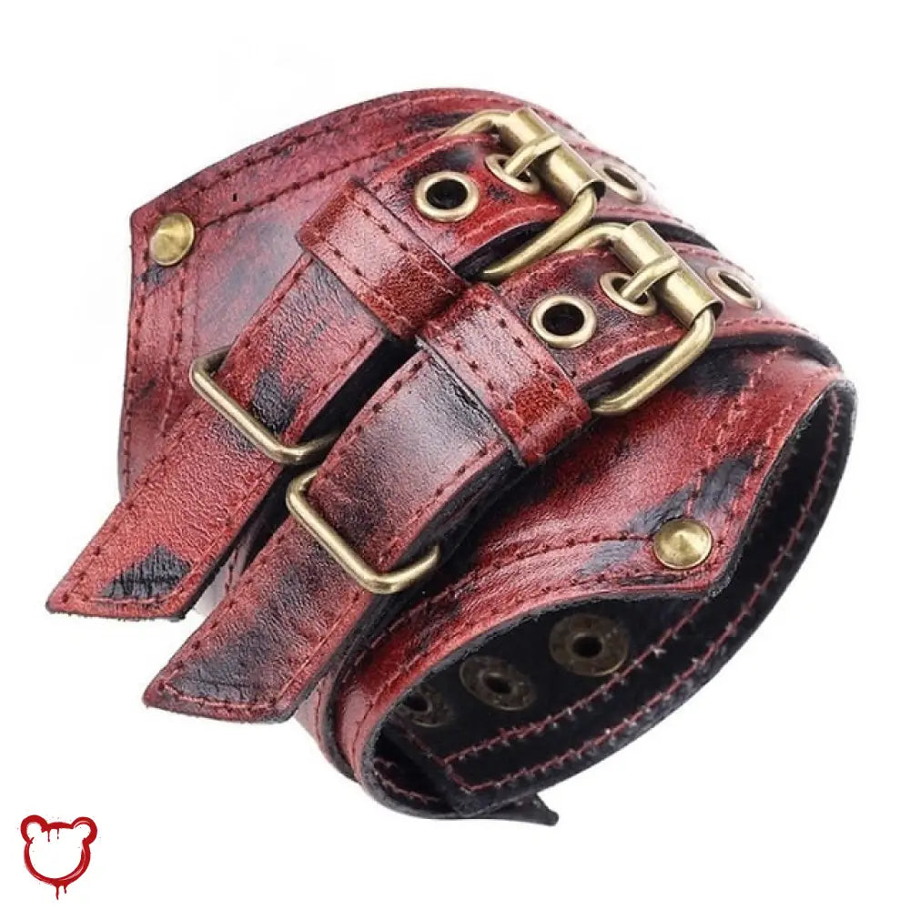 The Cursed Closet Heavy Metal PU Leather Bracelets at $15.99 USD