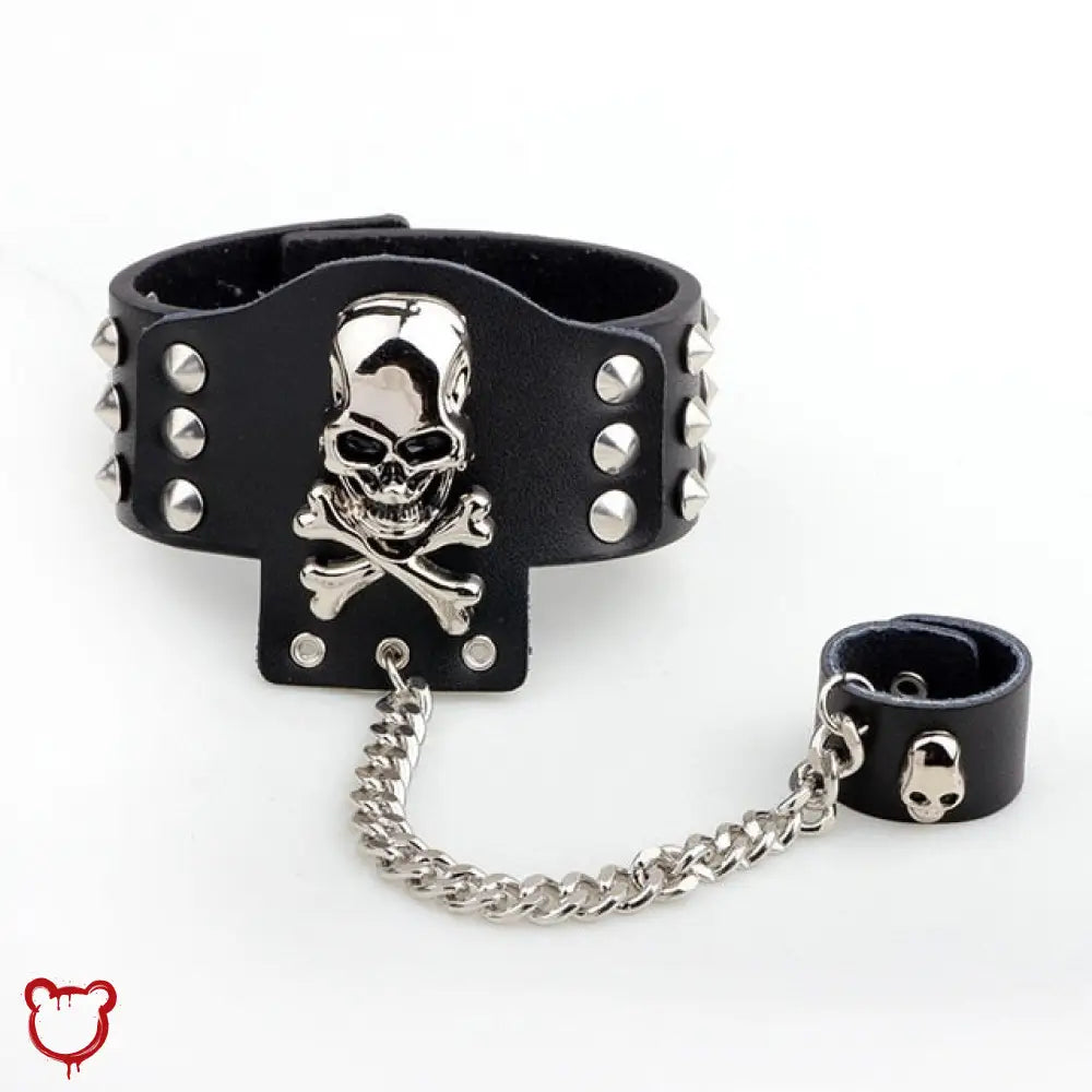 The Cursed Closet Heavy Metal PU Leather Bracelets at $15.99 USD