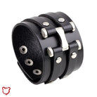 The Cursed Closet Heavy Metal PU Leather Bracelets at $15.99 USD