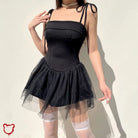 Midnight Alt Bandage Strap Dress Clothing