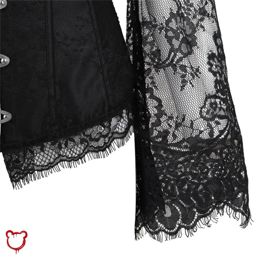 "Monochrome Corset by Witchery" - The Cursed Closet