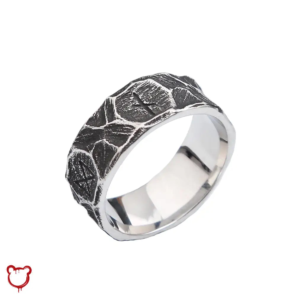 Nordic Viking Retro Steel Ring 7 / Silver Accessories