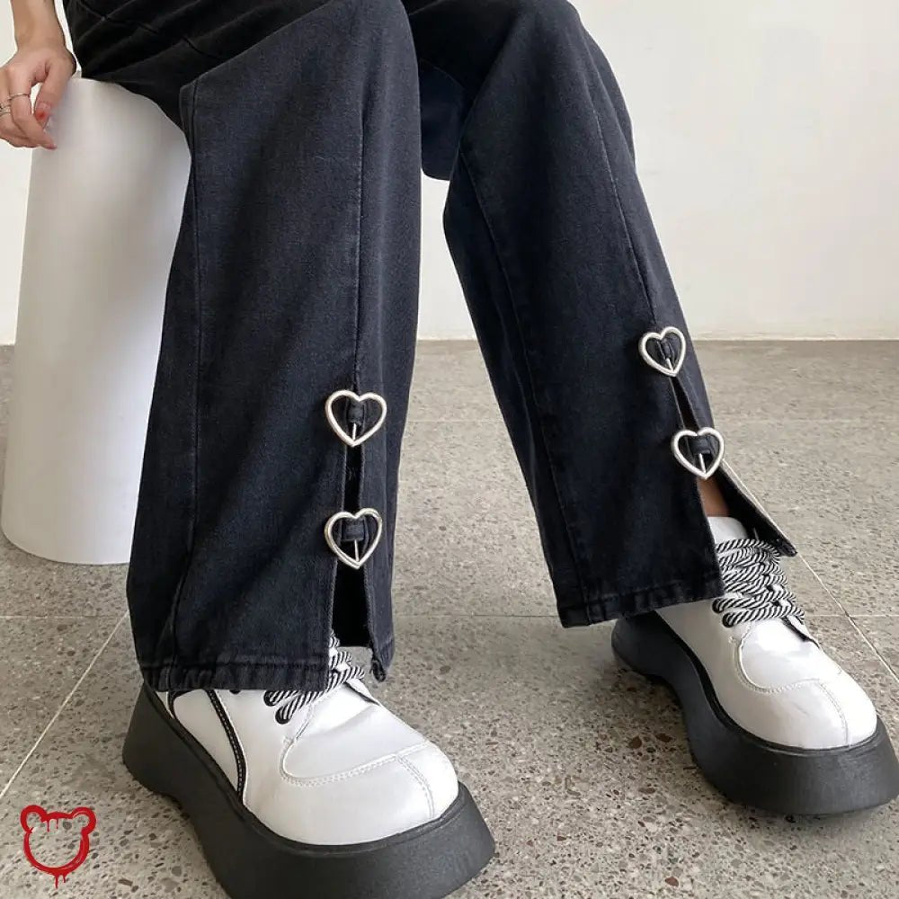 Not a Phase' Black Grunge Trousers - The Cursed Closet