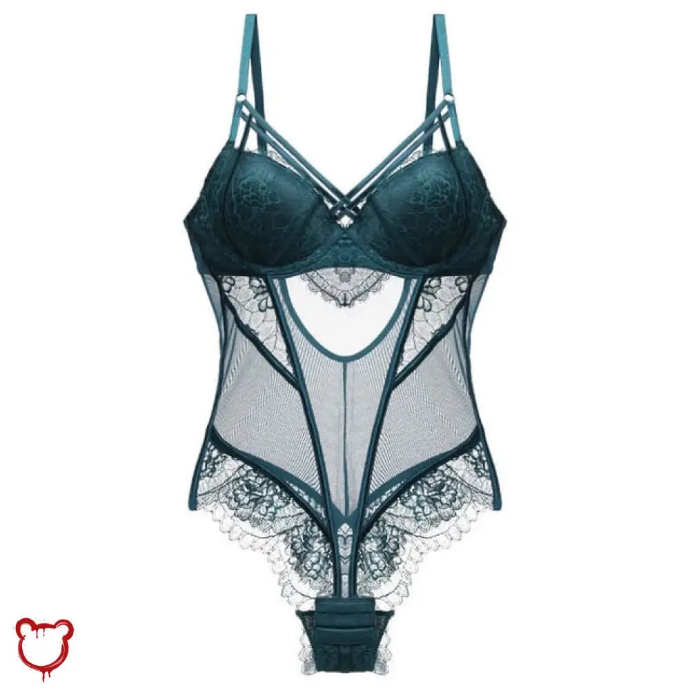 Padded Lace Strap Bodysuit - The Cursed Closet