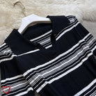 Pandora Stripe Knit Bodycon Dress Clothing