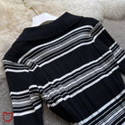 Pandora Stripe Knit Bodycon Dress Clothing