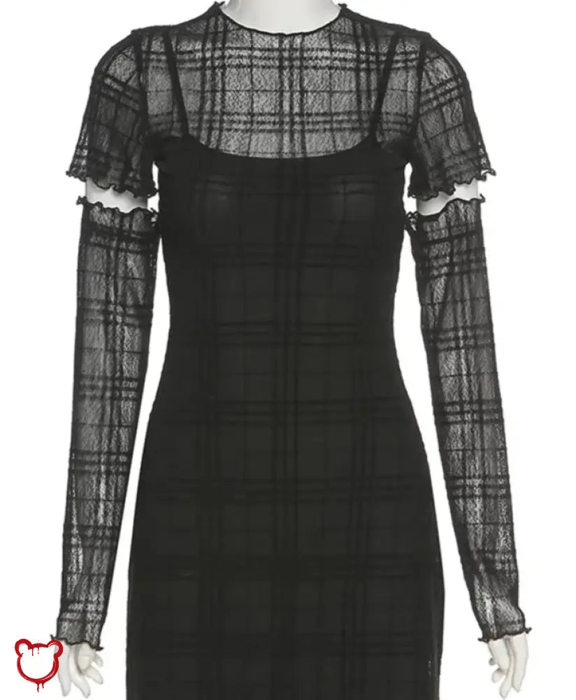 Patchwork Dress By Turning Point Black / S Clothing