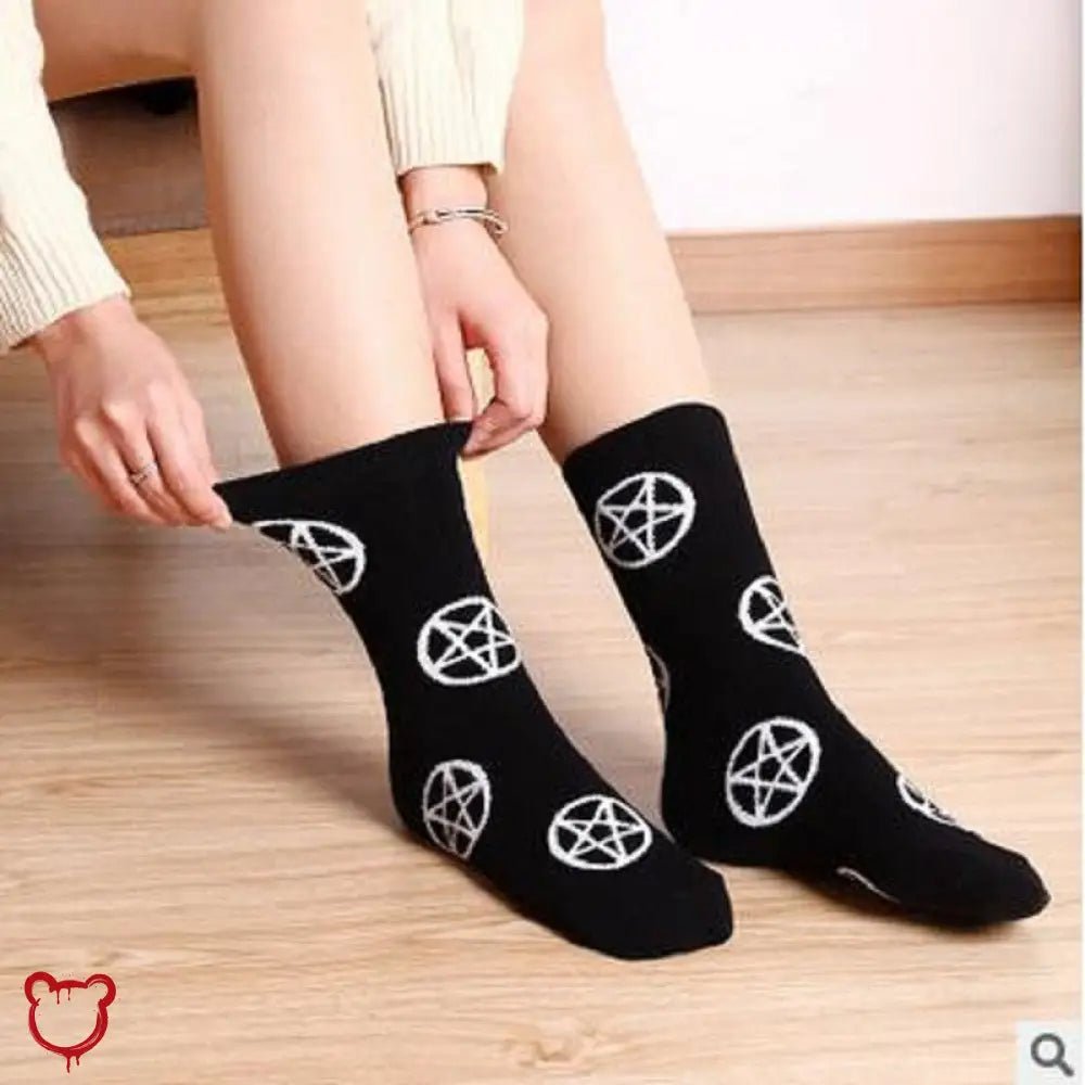 Pentagon Ankle Socks: Ultimate Comfort - The Cursed Closet