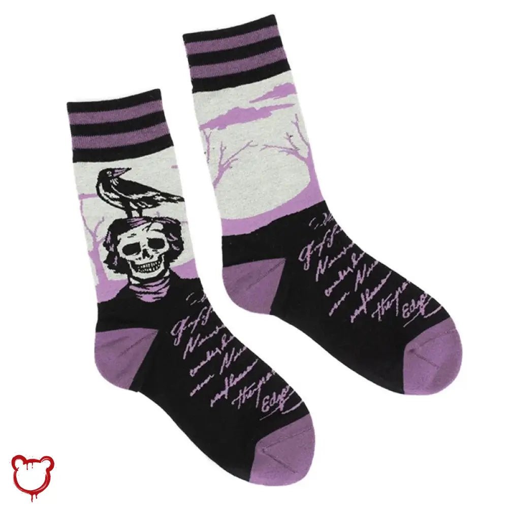 Poe Raven Socks - The Cursed Closet