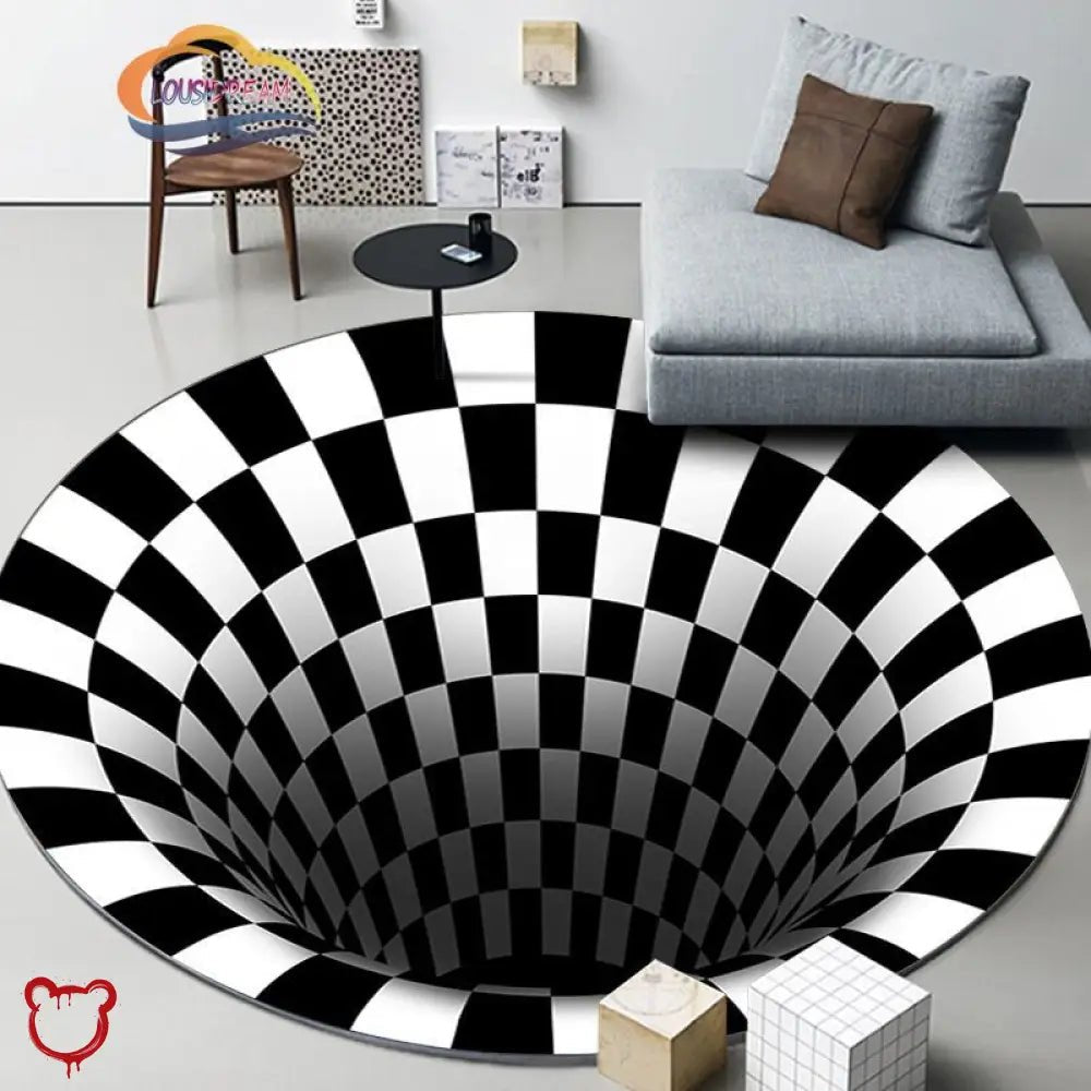 Psychedelic Stereovision Rug - The Cursed Closet