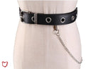 Pu Faux Leather Belt Chain Accessories