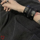Pu Leather Zip Bracelet Accessories