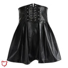 Ravenous Black Goth Lace Skirt Clothing