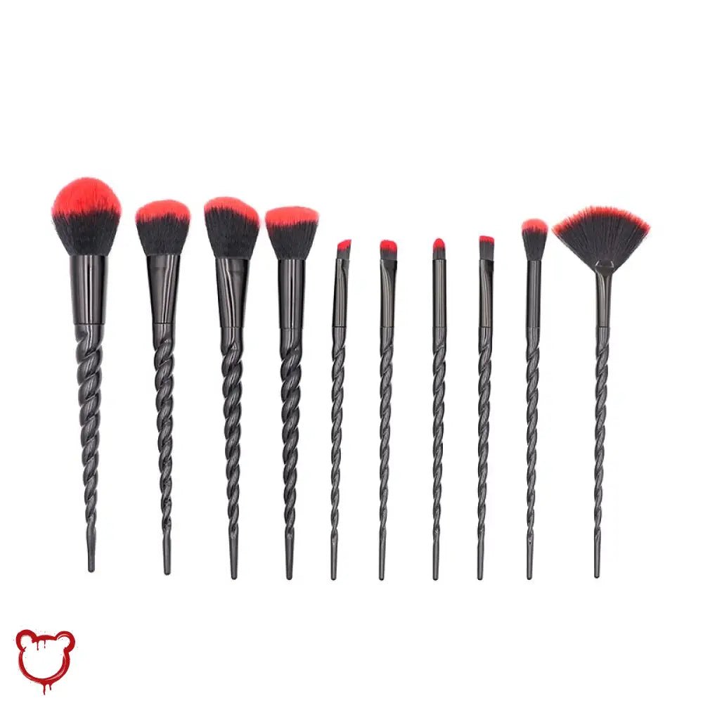 Red Brush Set - The Cursed Closet