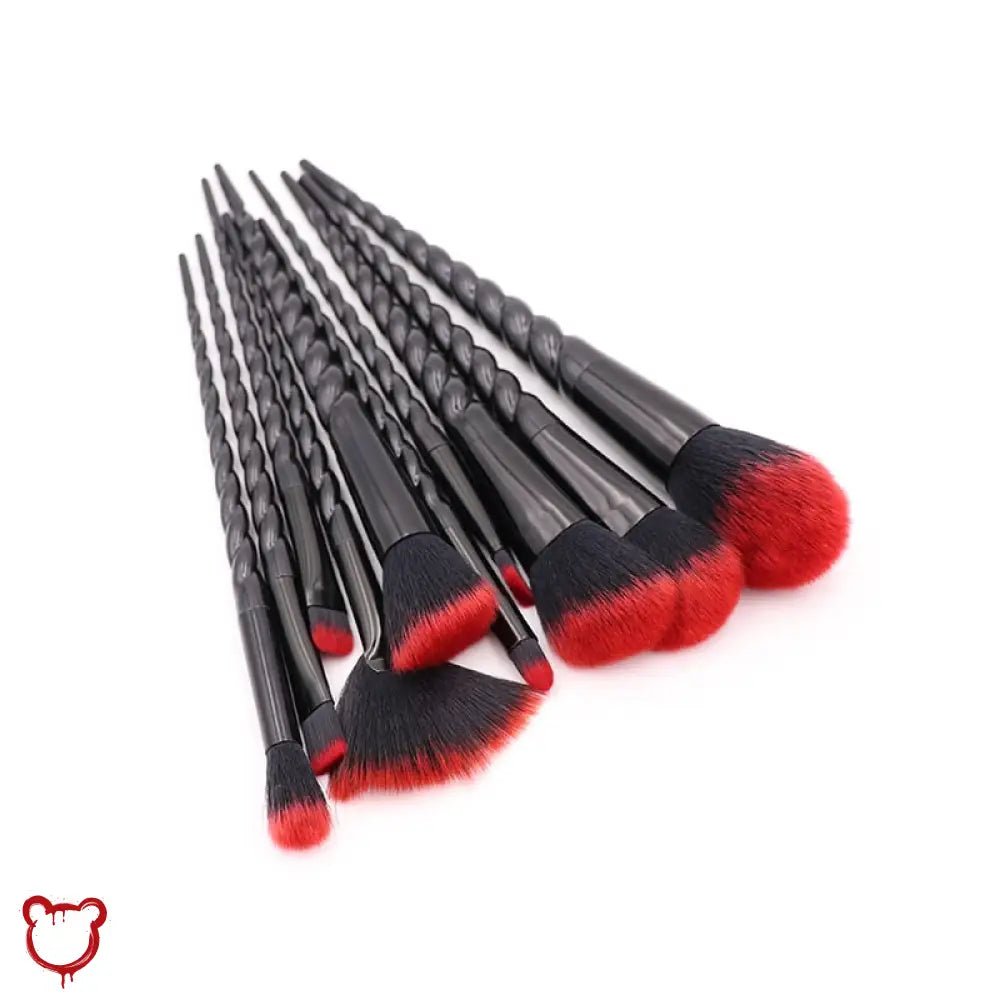 Red Brush Set - The Cursed Closet