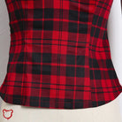 Red Grunge Plaid Top Clothing