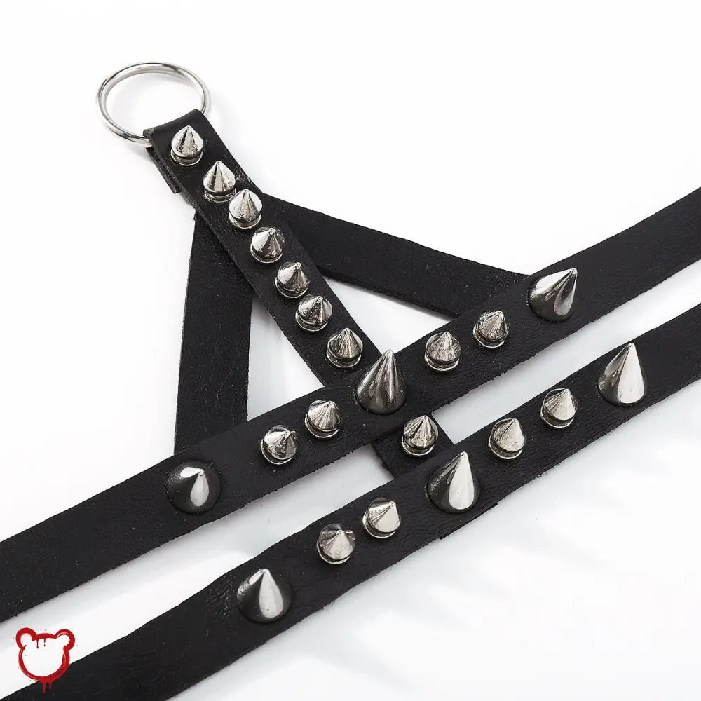 Rivet Wrap Deisel Black Bracelet - The Cursed Closet